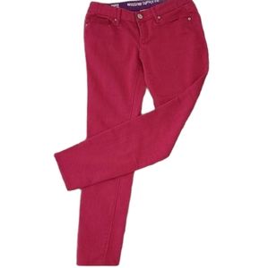 Massimo Supply Co. Hot Pink Ankle Skinny Jeans